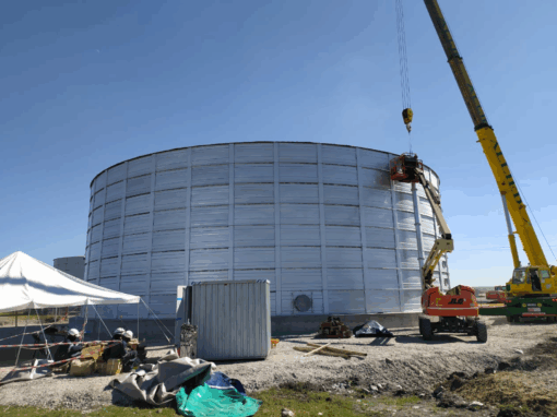 Rainbow Reservoir modular nature of these tanks