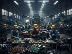 e-waste recycling process