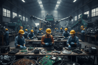 e-waste recycling process