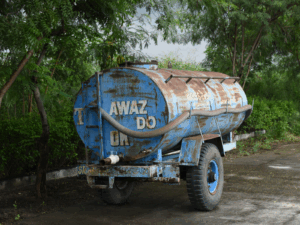 stolen water from water tank