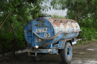 stolen water from water tank