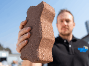 EWaste Africa eco-pavers picture upclose