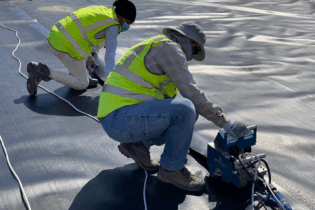 Geomembranes for electrical leak detection