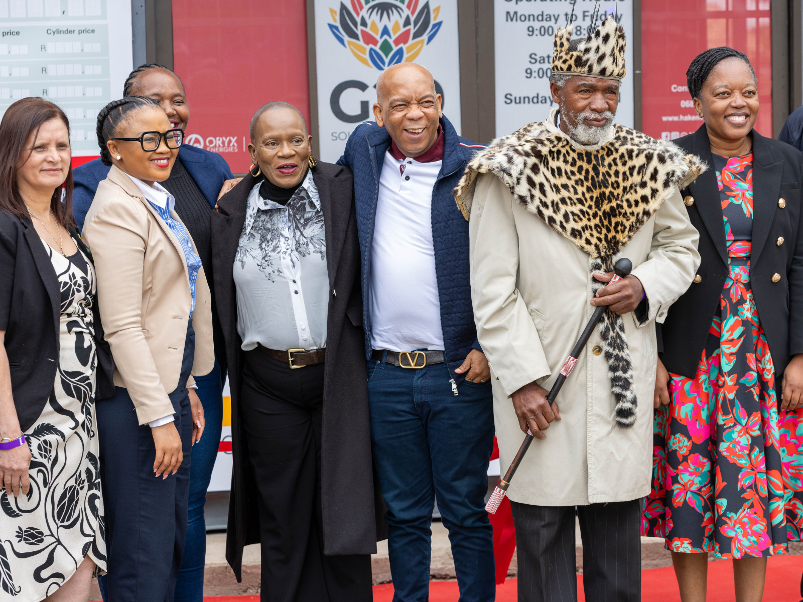 Minister of Electricity and Energy for South Africa is Dr. Kgosientsho Ramokgopa alongside community members and EWSETA for the programme launch