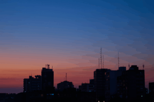Mozambique skyline with no electricity