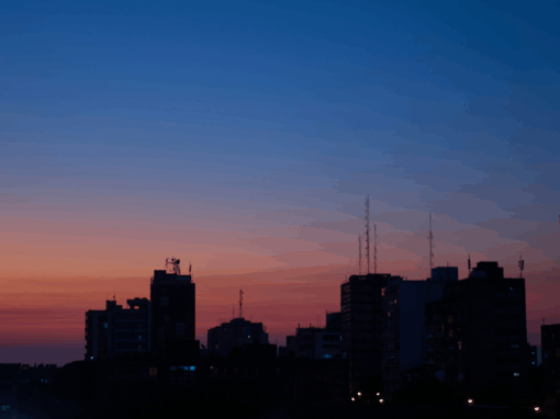 Mozambique skyline with no electricity