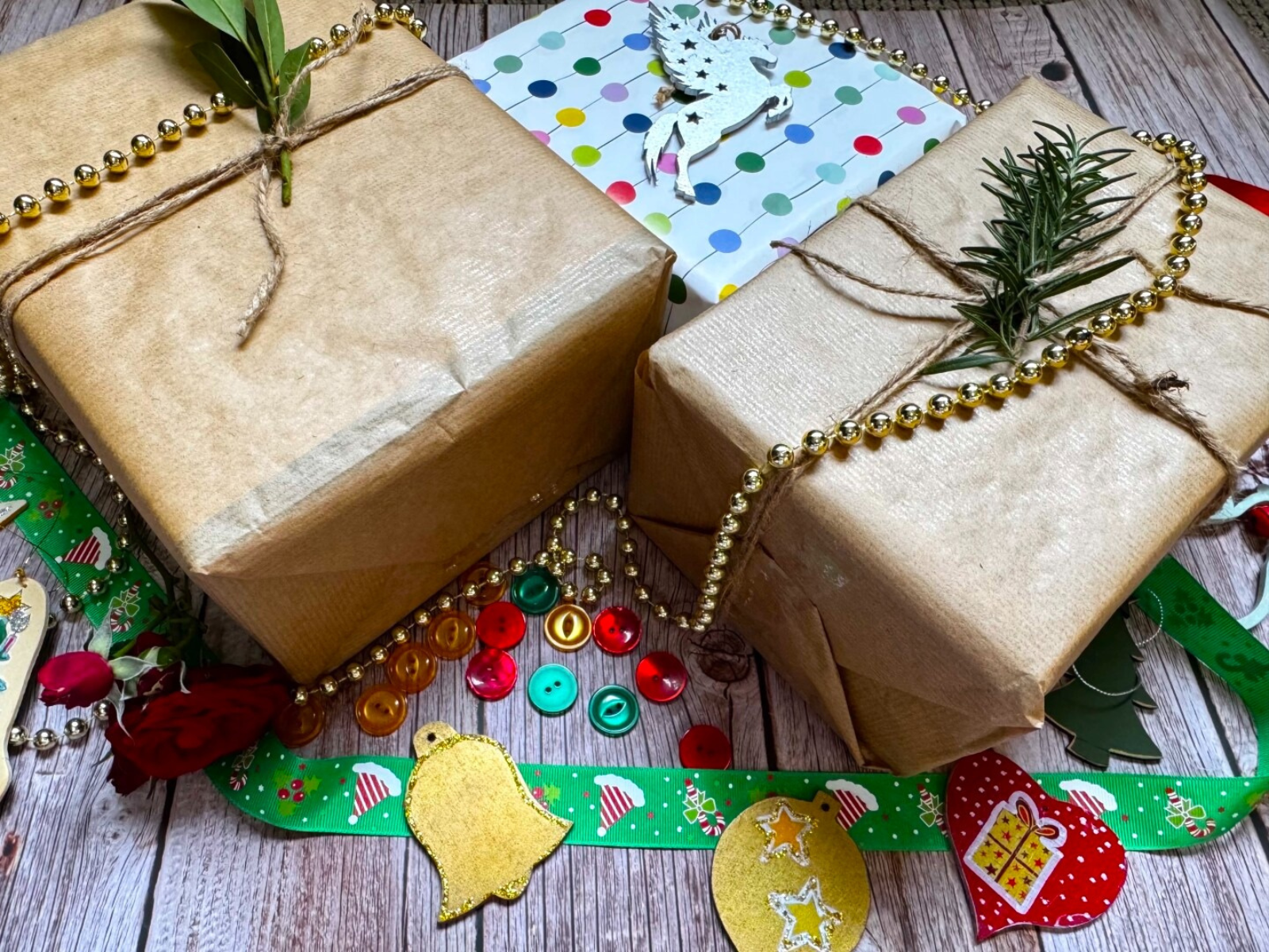 recycled brown bag wrapping paper