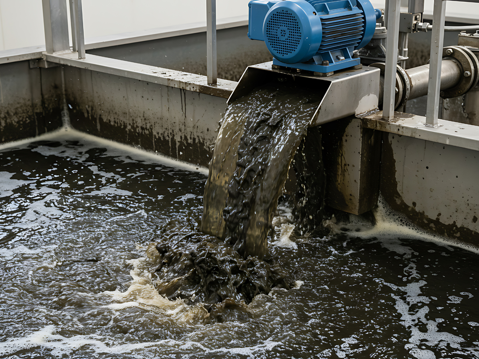 sludge-laden pond for Enviroserv capacity tracking