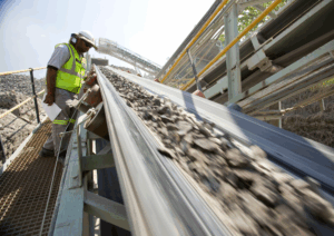 AfriSam aggregate tests outdoors