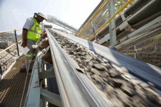 AfriSam aggregate tests outdoors