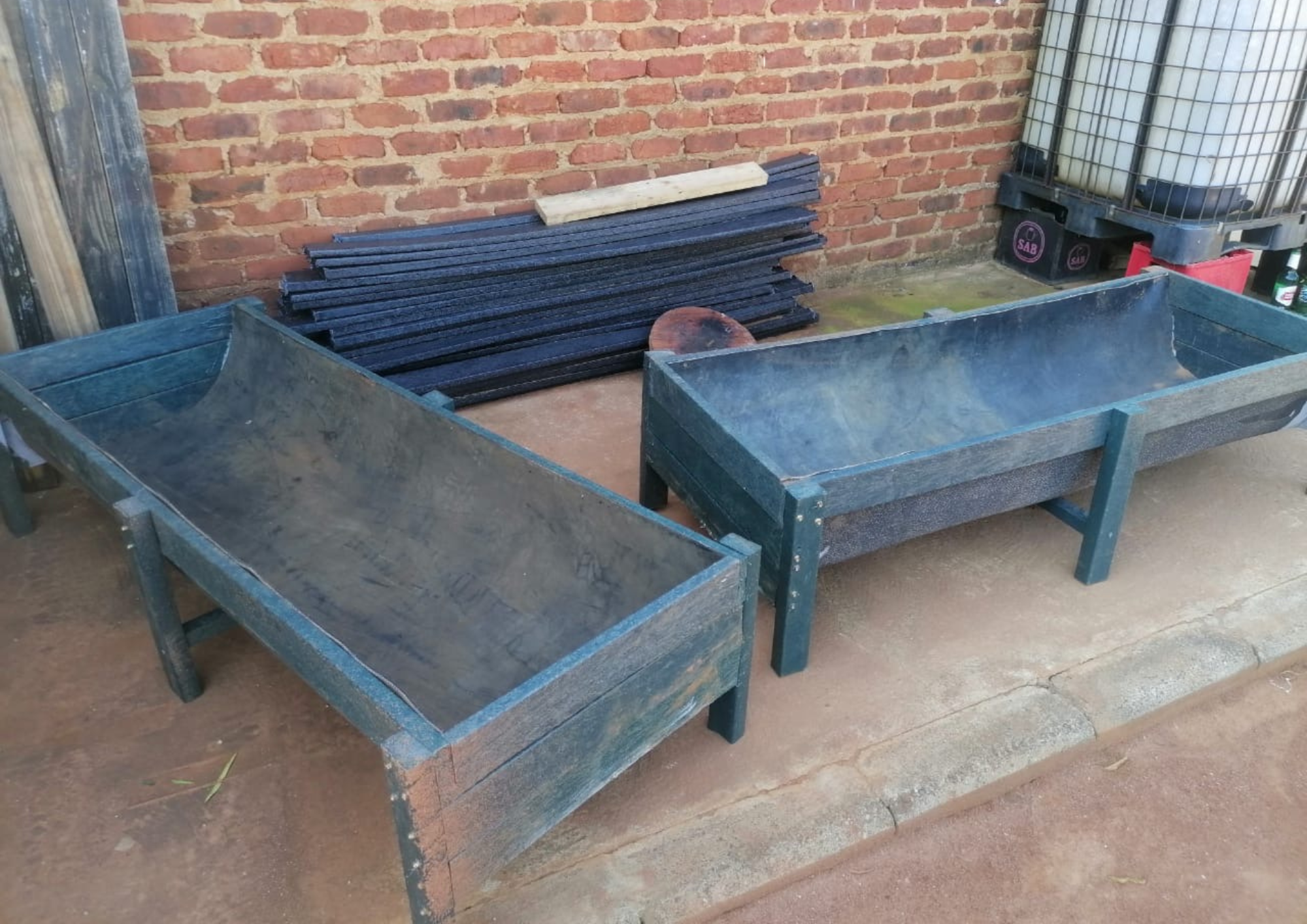 Agri plastic recycled plastic planters