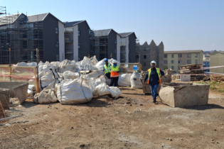 Calgro M3 on construction waste