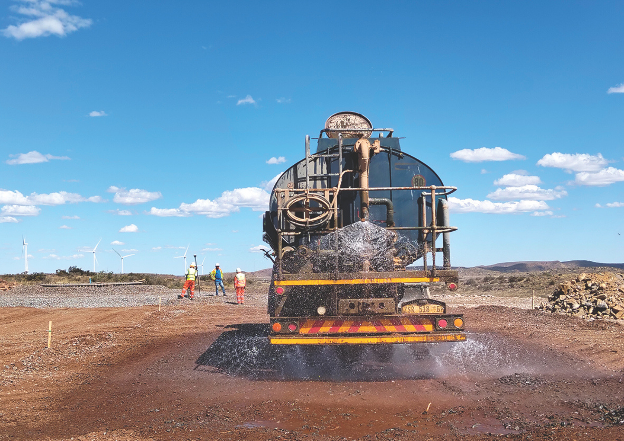 Concor’s dust control