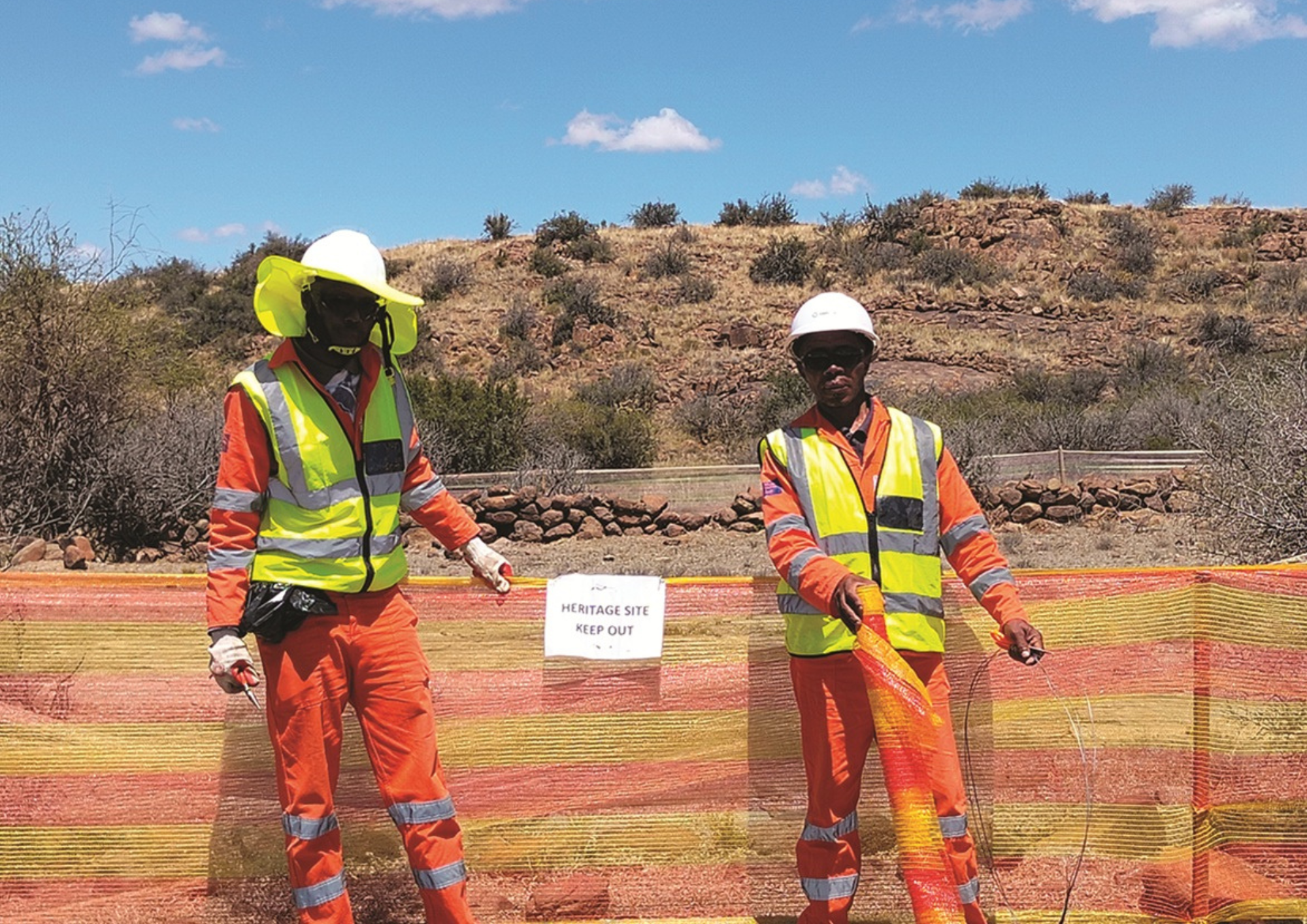 Concor’s project rock kraals