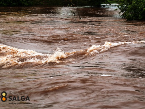 Flood waters in South Africa