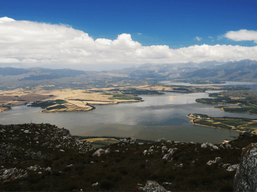 Theewaterskloof dam water levels in the Western Cape