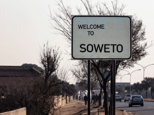 Welcome to Soweto sign