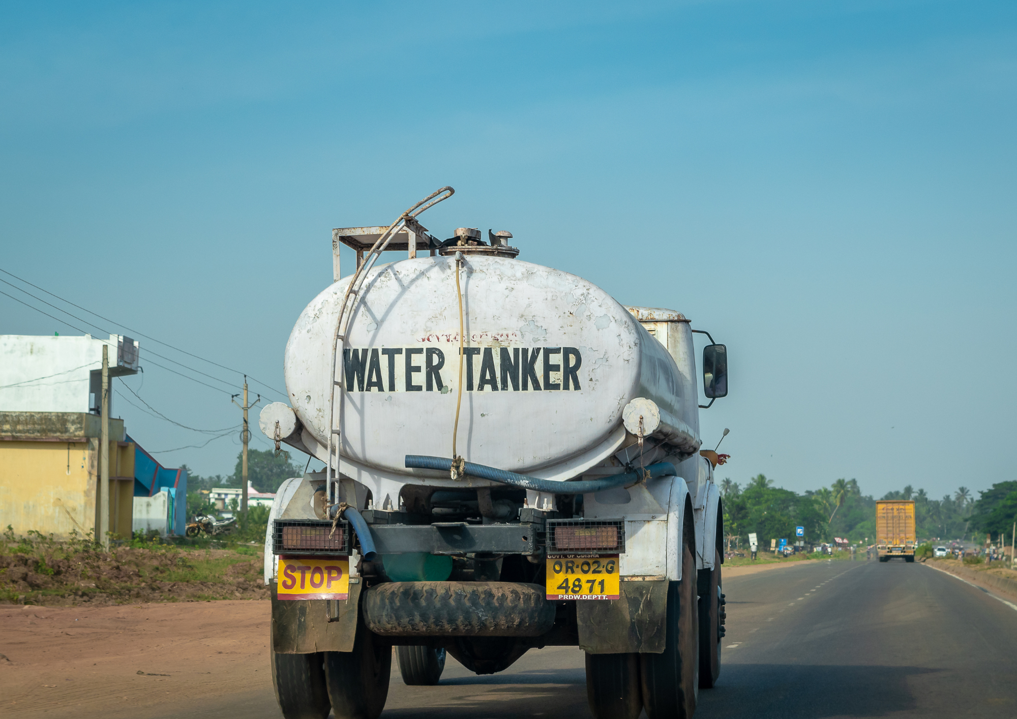 water tanker for water transport