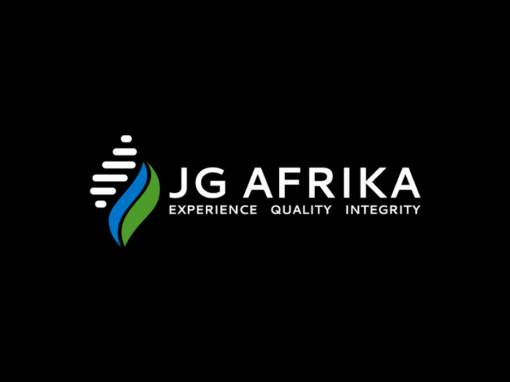 JG Afrika Logo on a black background