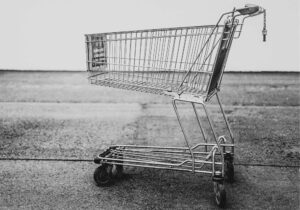Shopping cart empty due to inflation