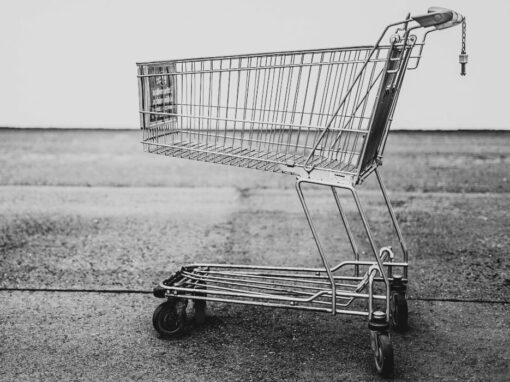 Shopping cart empty due to inflation