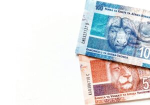 South African rands for Budget Speech