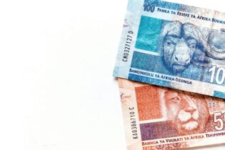 South African rands for Budget Speech