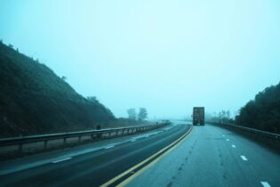 cargo truck delivering goods