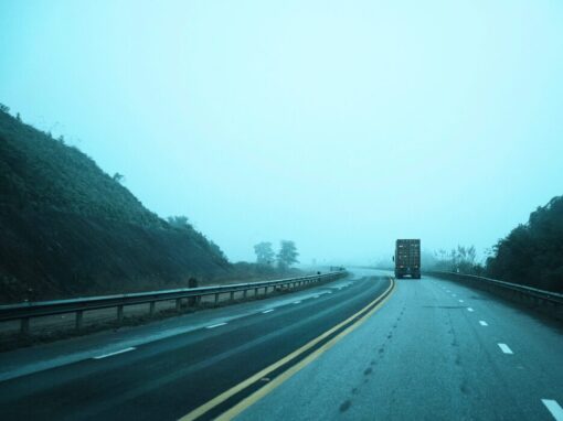 cargo truck delivering goods