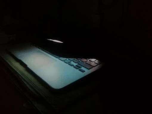 laptop closed due to digital monitoring