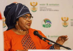 Minister of Water and Sanitation, Minister Pemmy Majodina