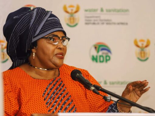Minister of Water and Sanitation, Minister Pemmy Majodina