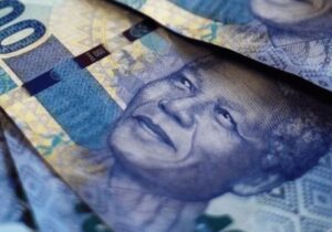 South African one hundred rand notes