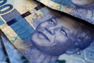 South African one hundred rand notes