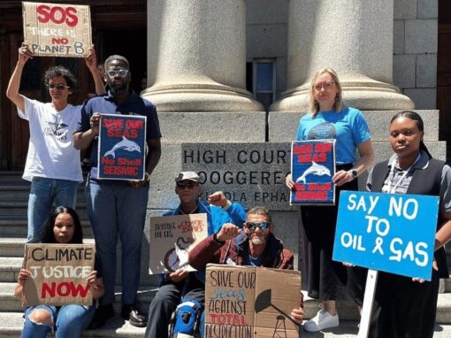 Supported by The Green Connection, small scale fishers and coastal communities