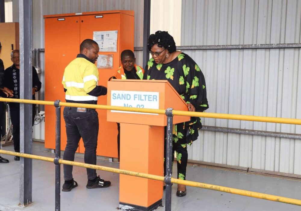 Water and Sanitation Minister, Ms Pemmy Majodina