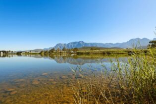 Water in a dam in South Africa representing water stewardship