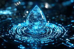 Digital water droplet