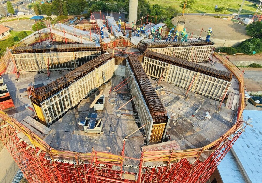 Johannesburg water infrastructure of water tower