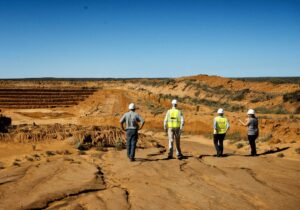 SRK Mining Engineers at a mine
