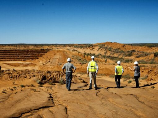SRK Mining Engineers at a mine