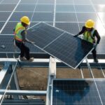 Solar installation for green energy production