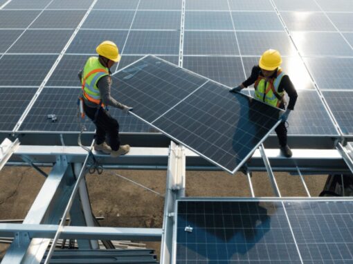 Solar installation for green energy production