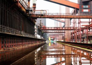 water systems outside a factory