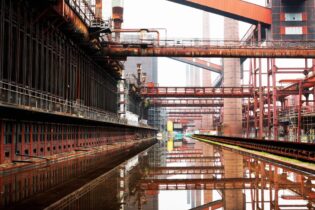 water systems outside a factory