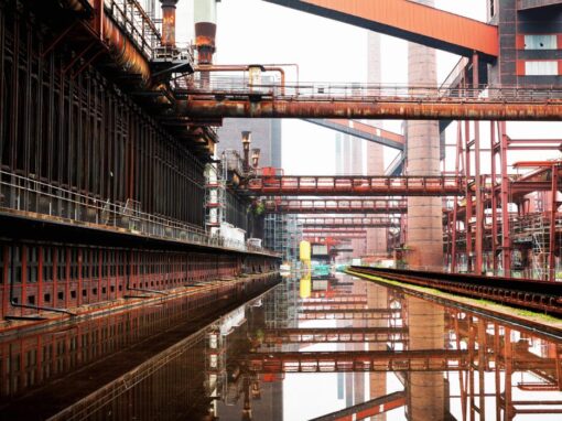 water systems outside a factory