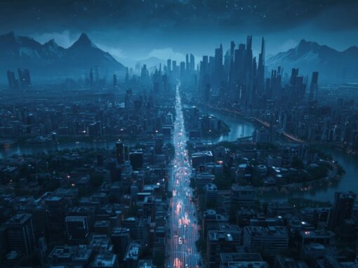 AI designed city