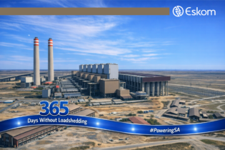 Eskom 365 days without loadshedding banner