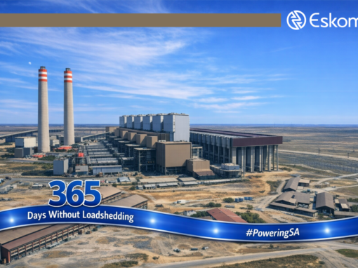 Eskom 365 days without loadshedding banner