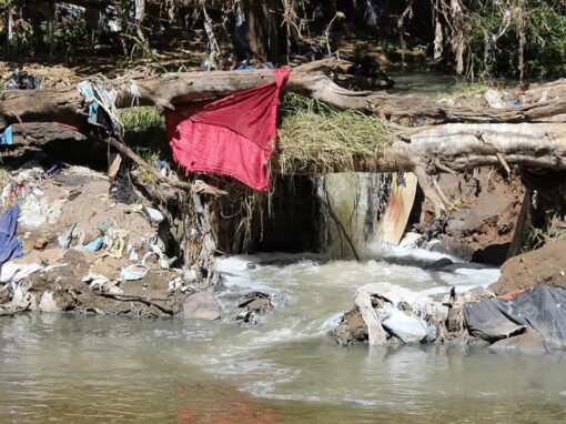 Pollution in Zandspruit River